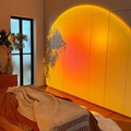 Sunset projection lamp glow