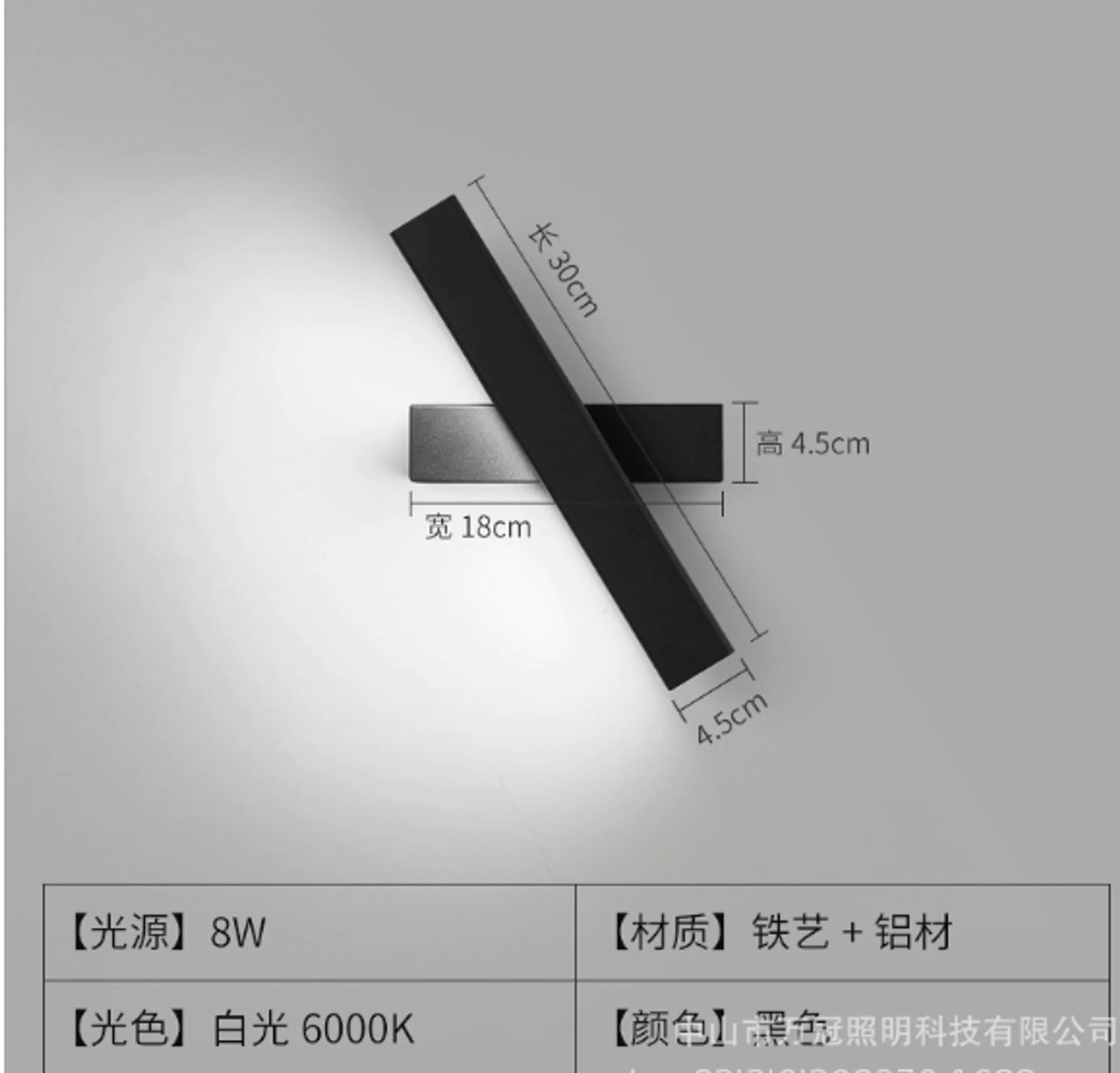 LumiPanel Modern LED Wall Light