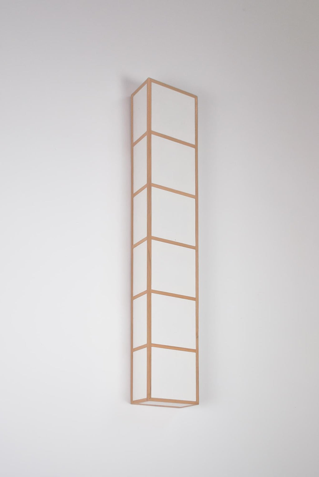 Shoji paper wall light oak