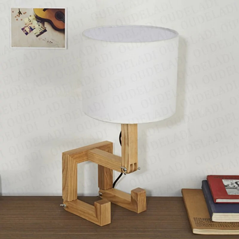 RoboGlow Wooden Night Light