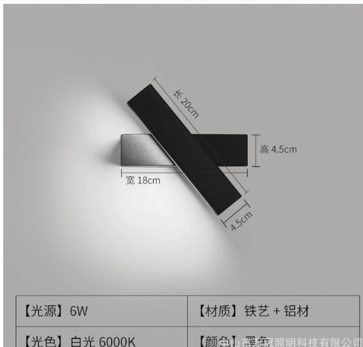 LumiPanel Modern LED Wall Light